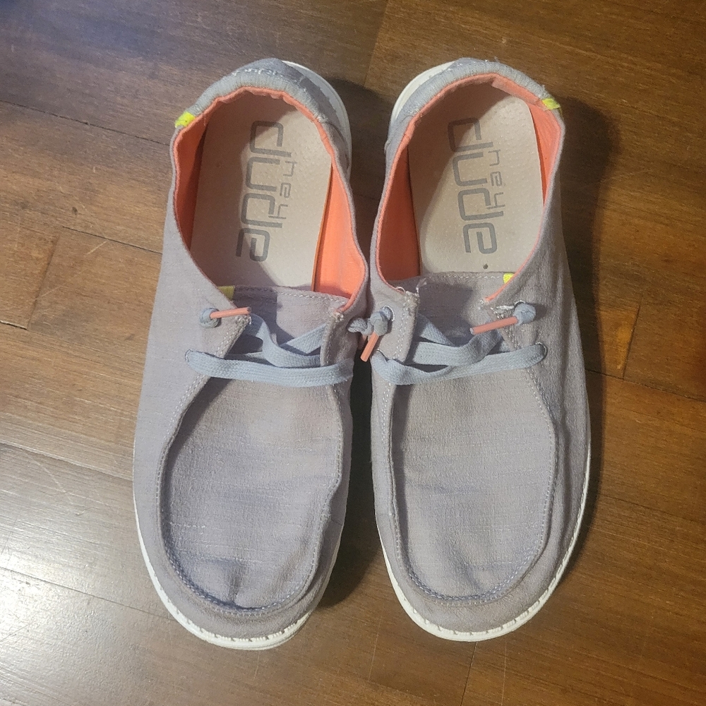 Hey Dude Woman's Gray Casual Shoes